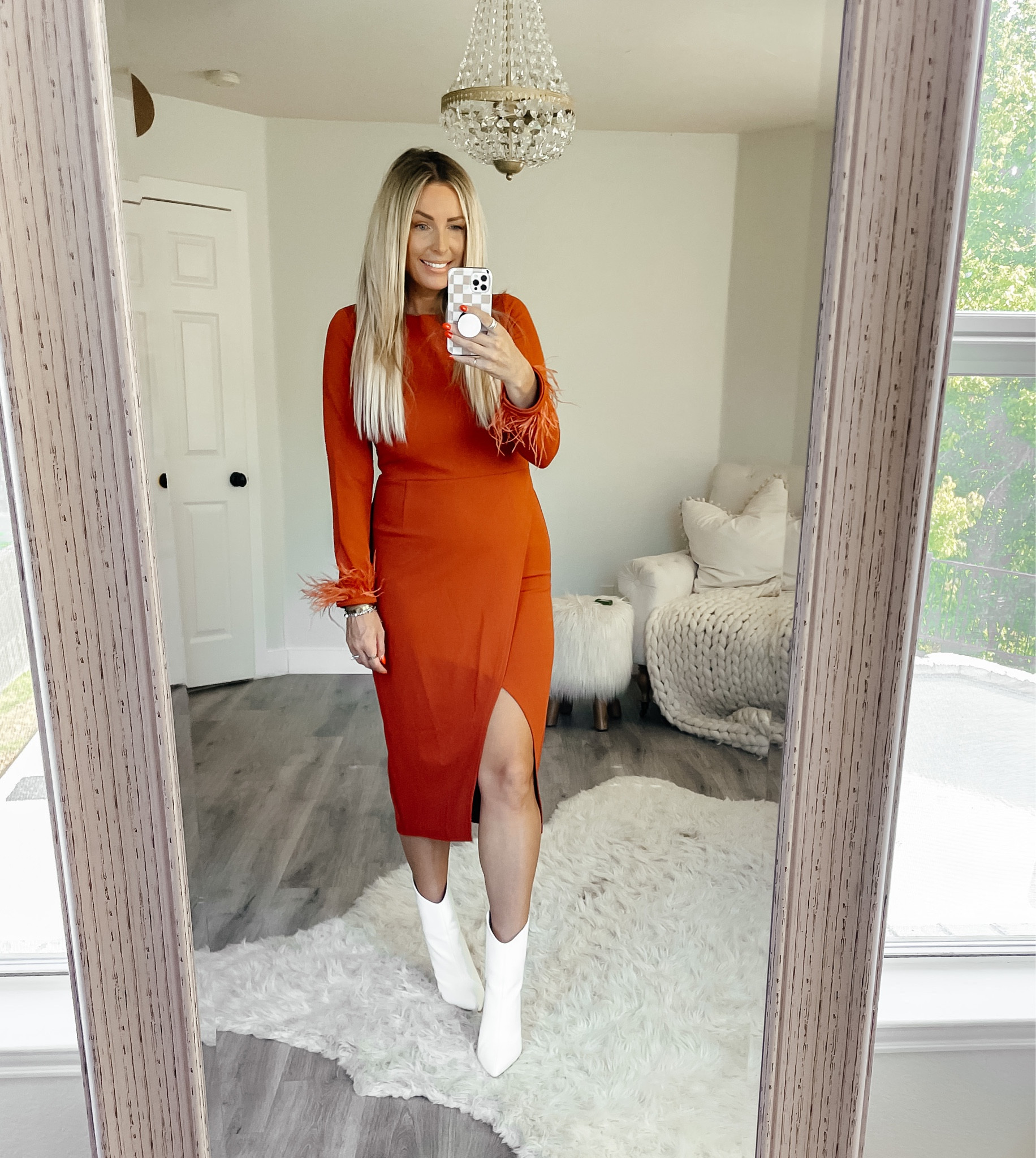 Dress fits TTS l, wear medium. Fall fashion. Fall outfits. Game day outfit. Jeans. Boots. Western boots. Nashville outfits. Western outfit. Holiday party. Christmas party. Fall family photos outfit. Cocktail dress. Wedding guest dress .Thanksgiving 


#LTKHoliday #LTKwedding #LTKHalloween