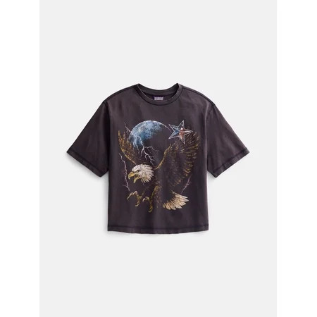 Weekend Academy Boys Garment Washed Graphic Tee 4-18 | Walmart (US)
