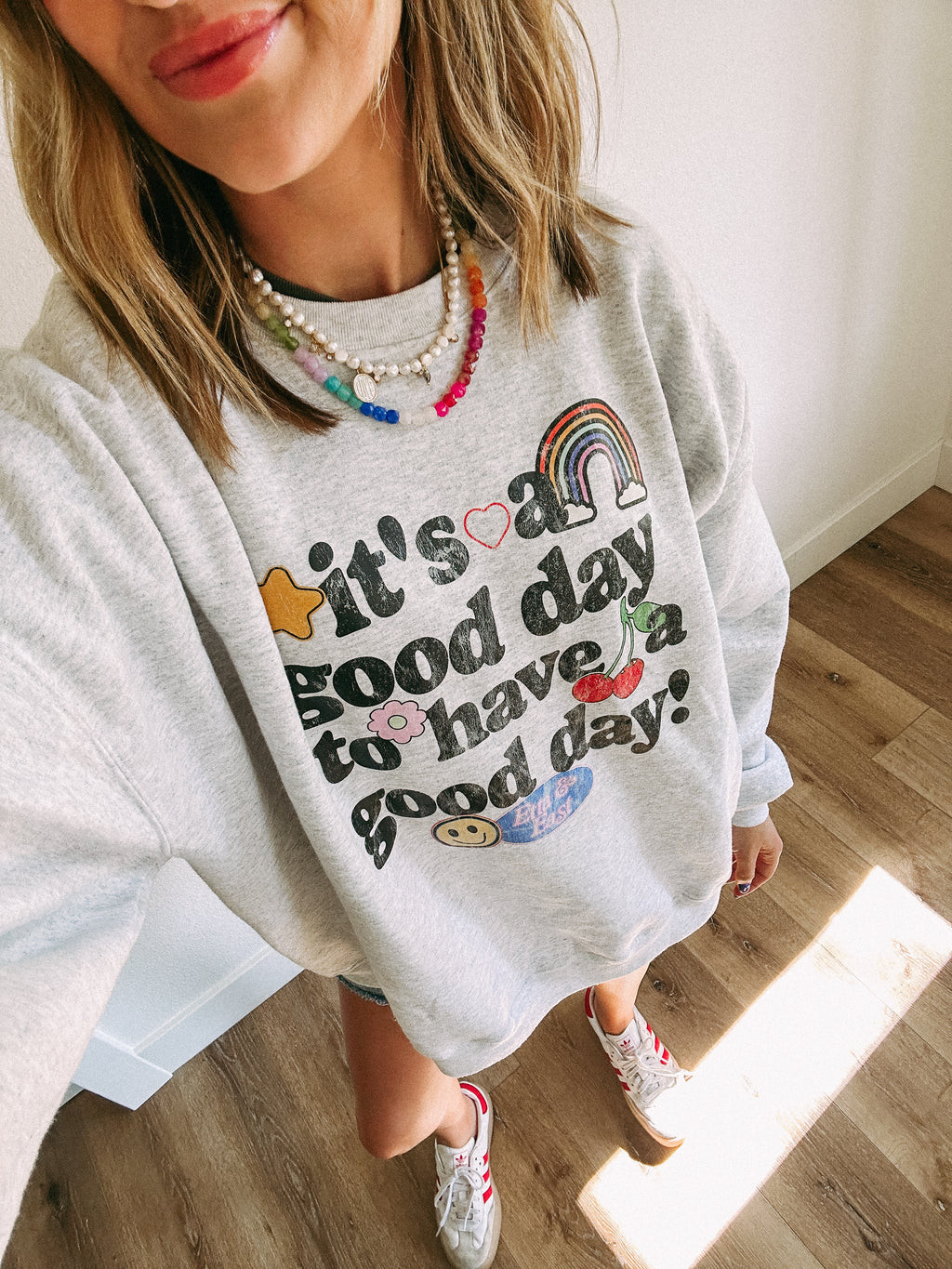 ETTA OG | good day sweatshirt - ash | Etta+East