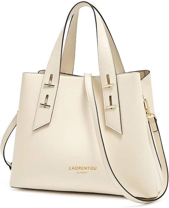 LAORENTOU Cow Leather Purses and Small Handbag for Women Satchel Tote Bag Ladies Shoulder Bag for... | Amazon (US)