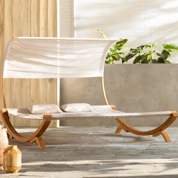 Maura Double Chaise Lounge with Cushion | Wayfair Professional