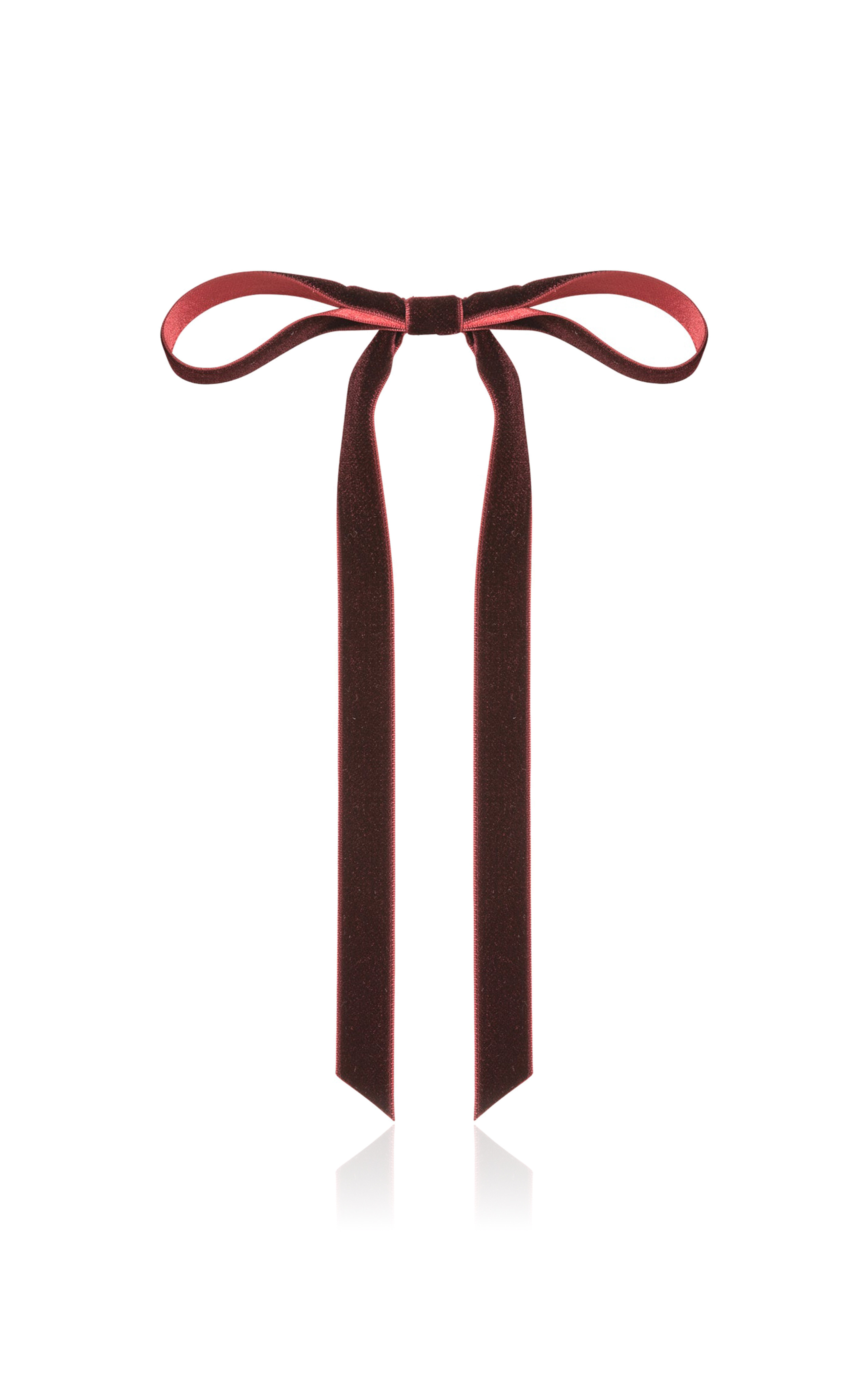 Aida Velvet Bow Barrette | Moda Operandi (Global)