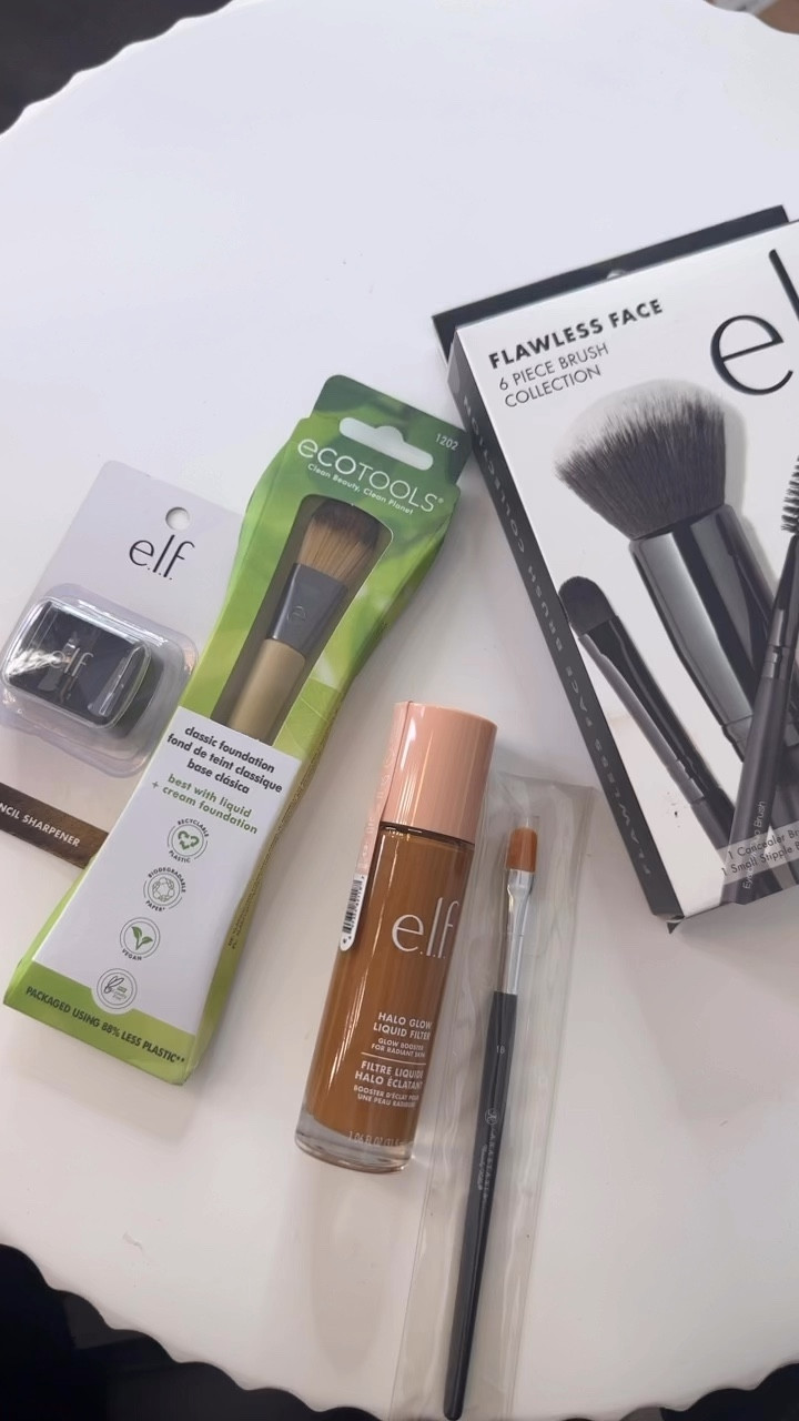 Makeup, elf makeup brushes, makeup brushes, elf halo glow, foundation brush, sharpener, Anastasia Beverly Hills, 

#LTKbeauty #LTKSpringSale #LTKfindsunder50