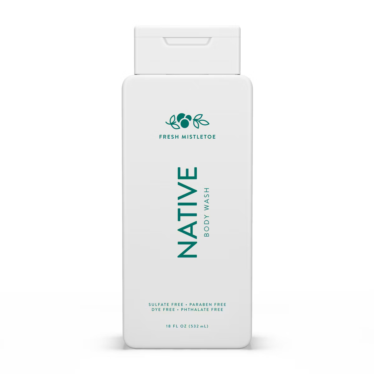 Native Sulfate Free Limited Edition Holiday Body Wash - Fresh Mistletoe - 18 fl oz | Target