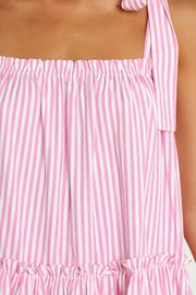 Selina Dress - Pink Stripe | Petal & Pup (US)