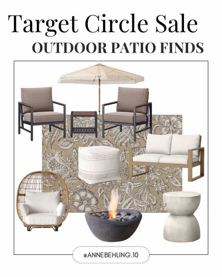 Outdoor patio home decor finds on sale at Target, Target patio finds 

#LTKxTarget #LTKsalealert #LTKhome