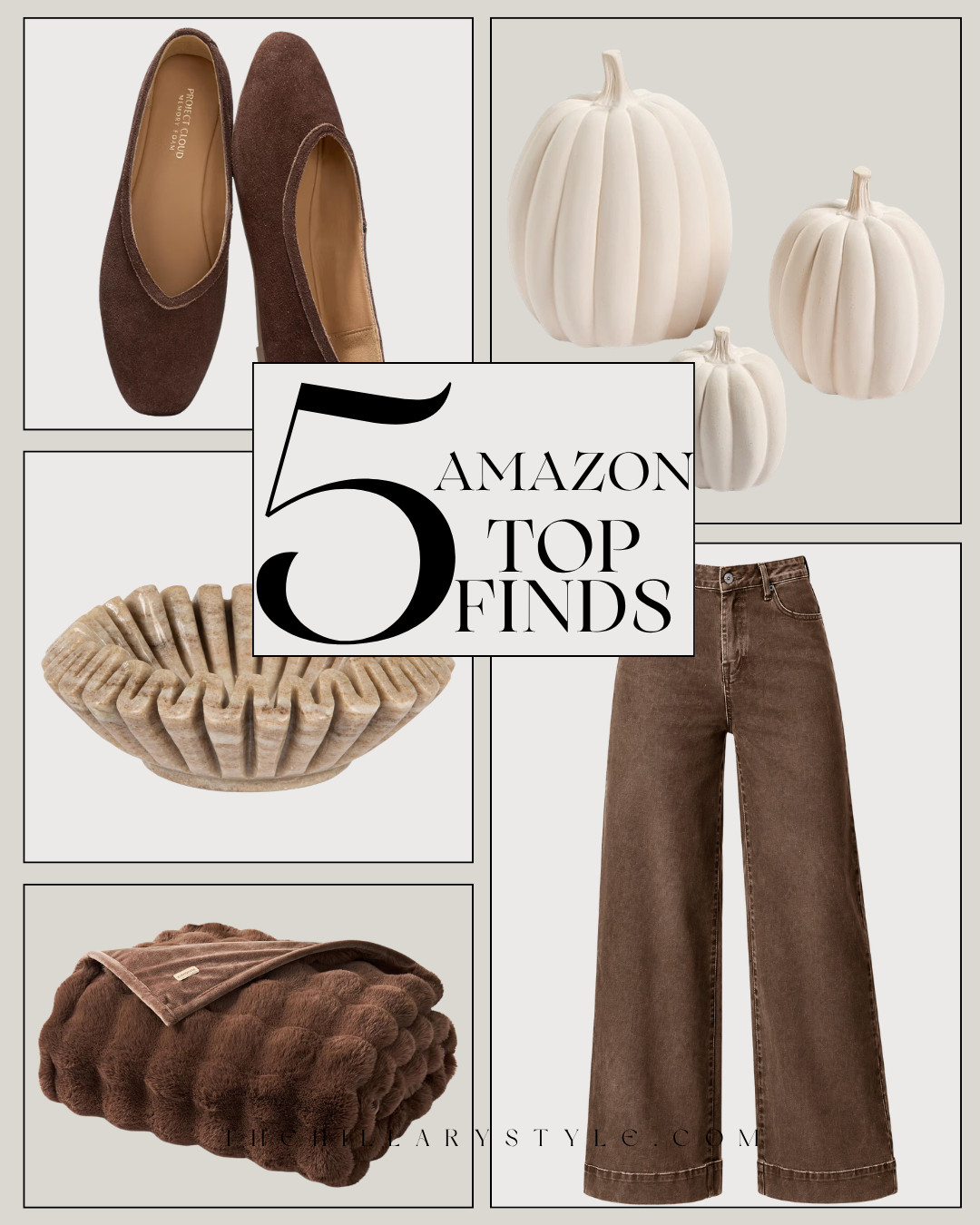 My Amazon finds lately are SO ready for fall 🤎 A little fashion, a little home + all the warm brown tones I can’t get enough of right now! #AmazonStorefront #AmazonFinds #AmazonFavorites #AmazonFallFinds #AmazonFashionFinds #AmazonHomeFinds  

 #LTKSeasonal #LTKOver40 #LTKHome