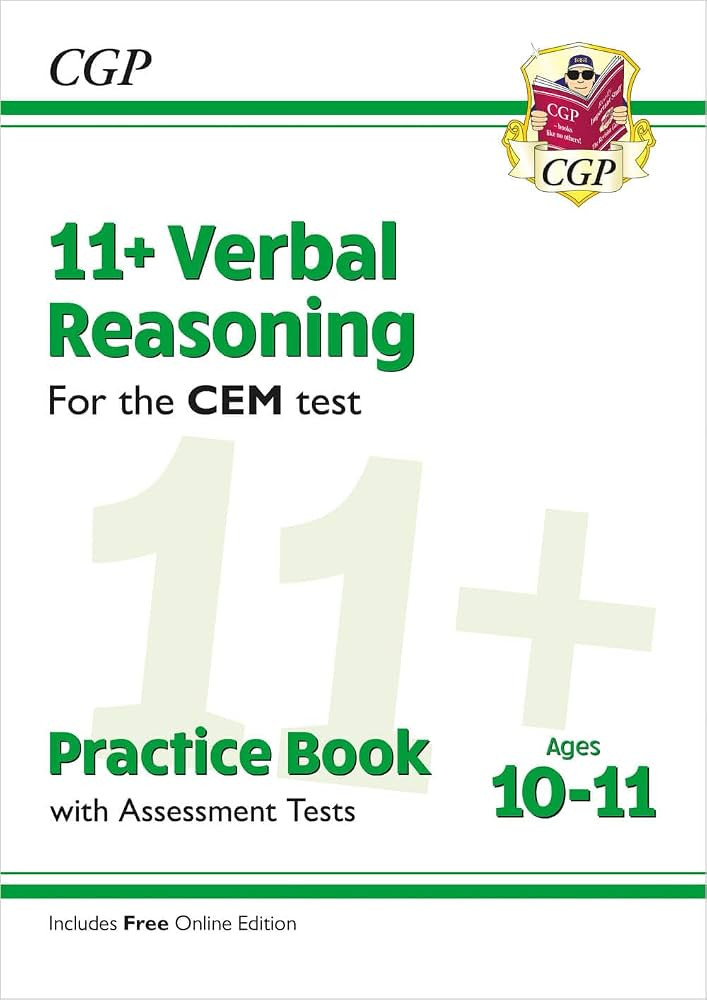 11+ CEM Verbal Reasoning Practice Book & Assessment Tests - Ages 10-11 (with Online Edition) (CGP... | Amazon (UK)