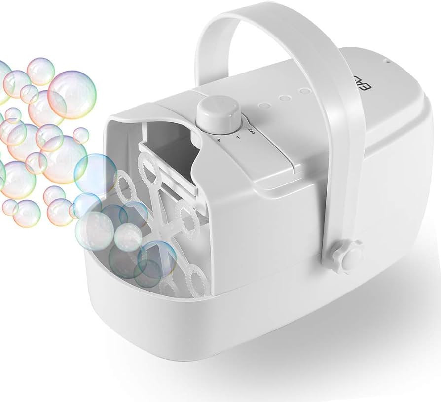 Bubble Machine, Automatic Bubble Blower Machine, Portable Bubble Maker for Outdoor and Indoor Use... | Amazon (US)