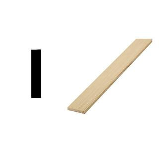 Woodgrain Millwork WM 266 1/4 in. x 1-1/2 in. x 96 in. Solid Pine Lattice Moulding-10004433 - The... | The Home Depot