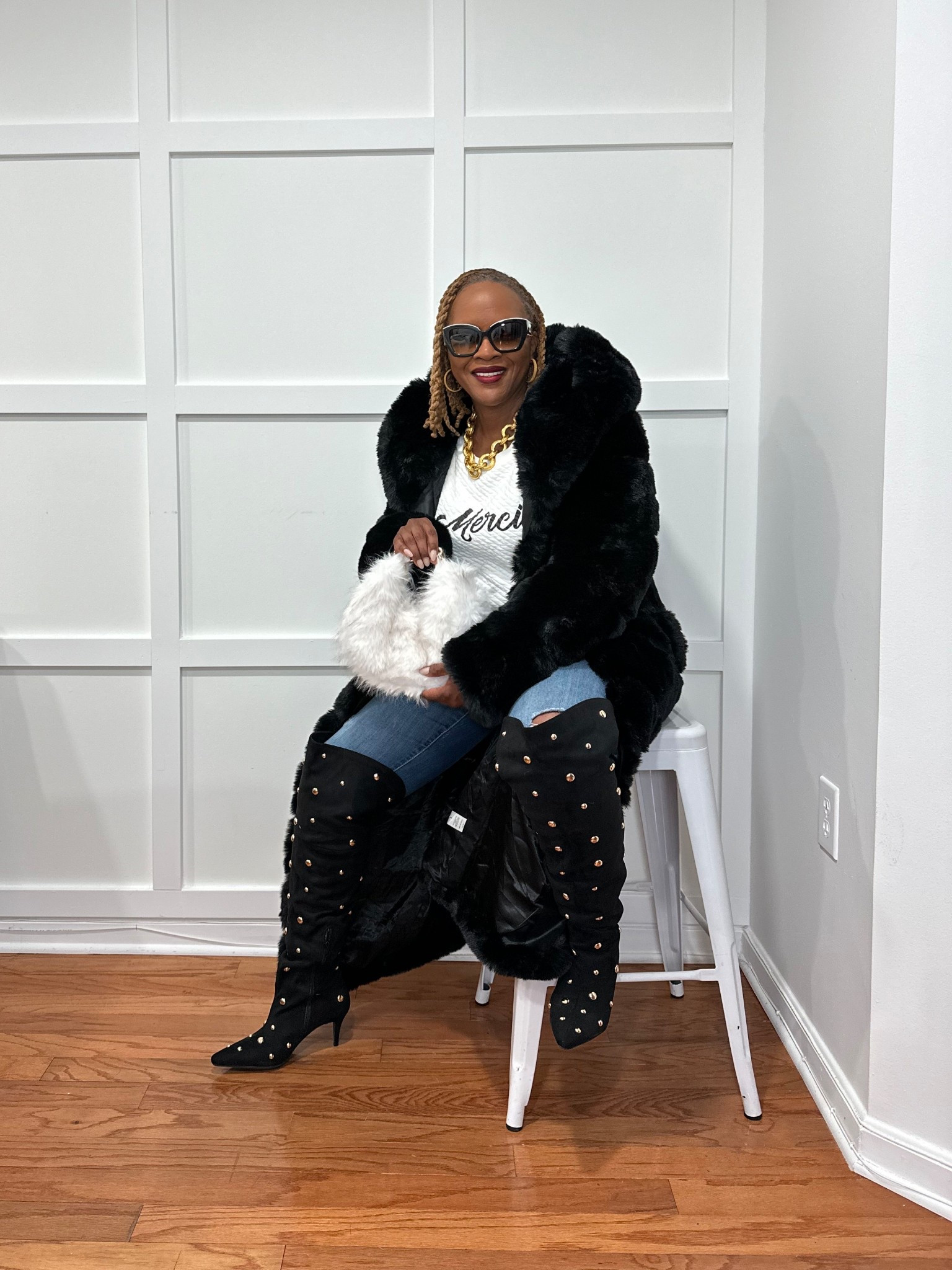 Boot and faux fur season 

#LTKSeasonal #LTKHoliday #LTKOver40