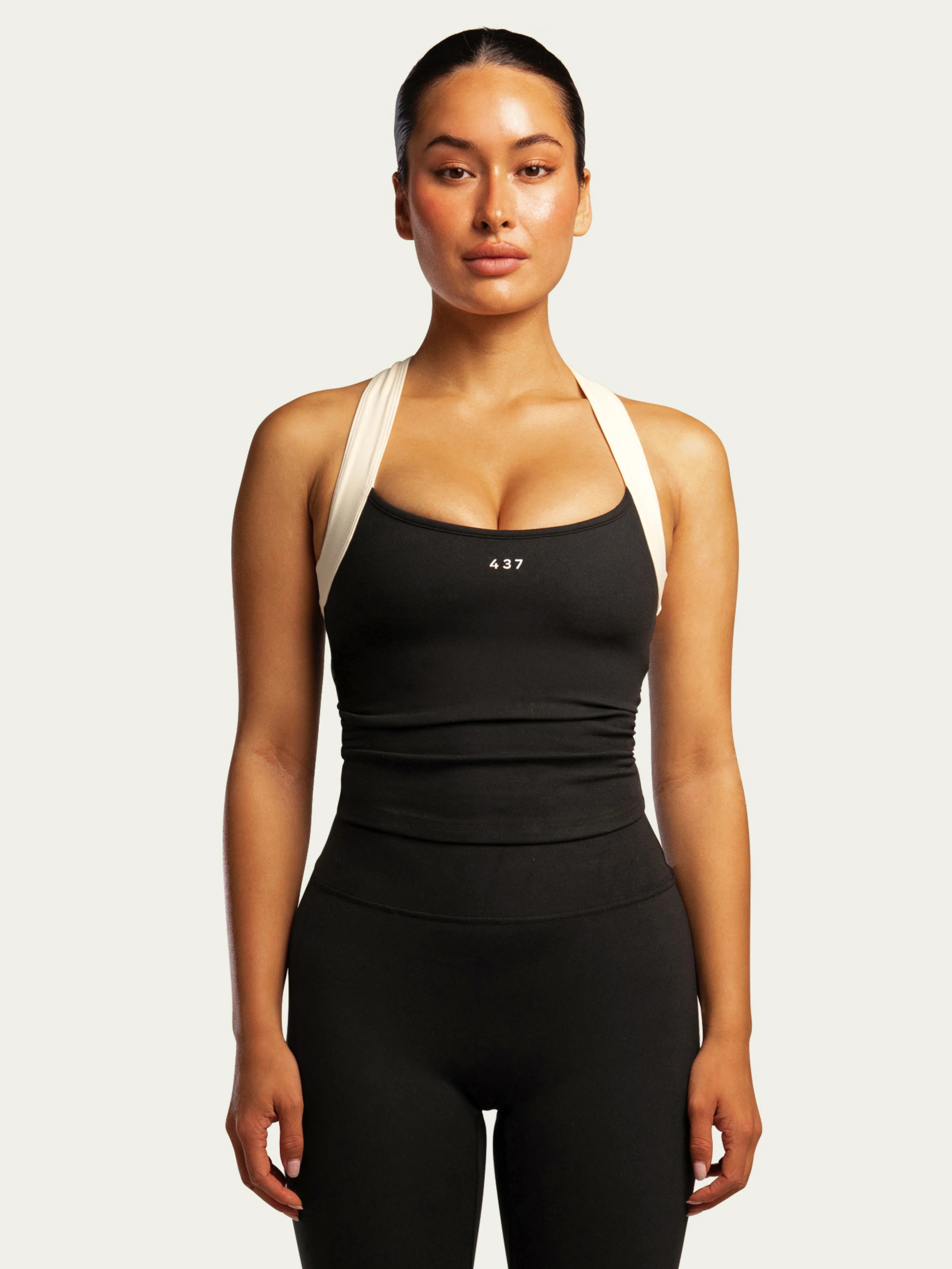 The Sculpt Tank / Black-Cream | 437