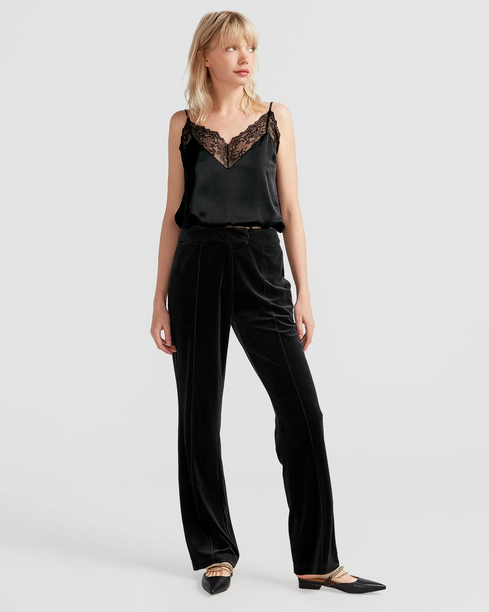 Reverie Velvet Pant | Shop Simon