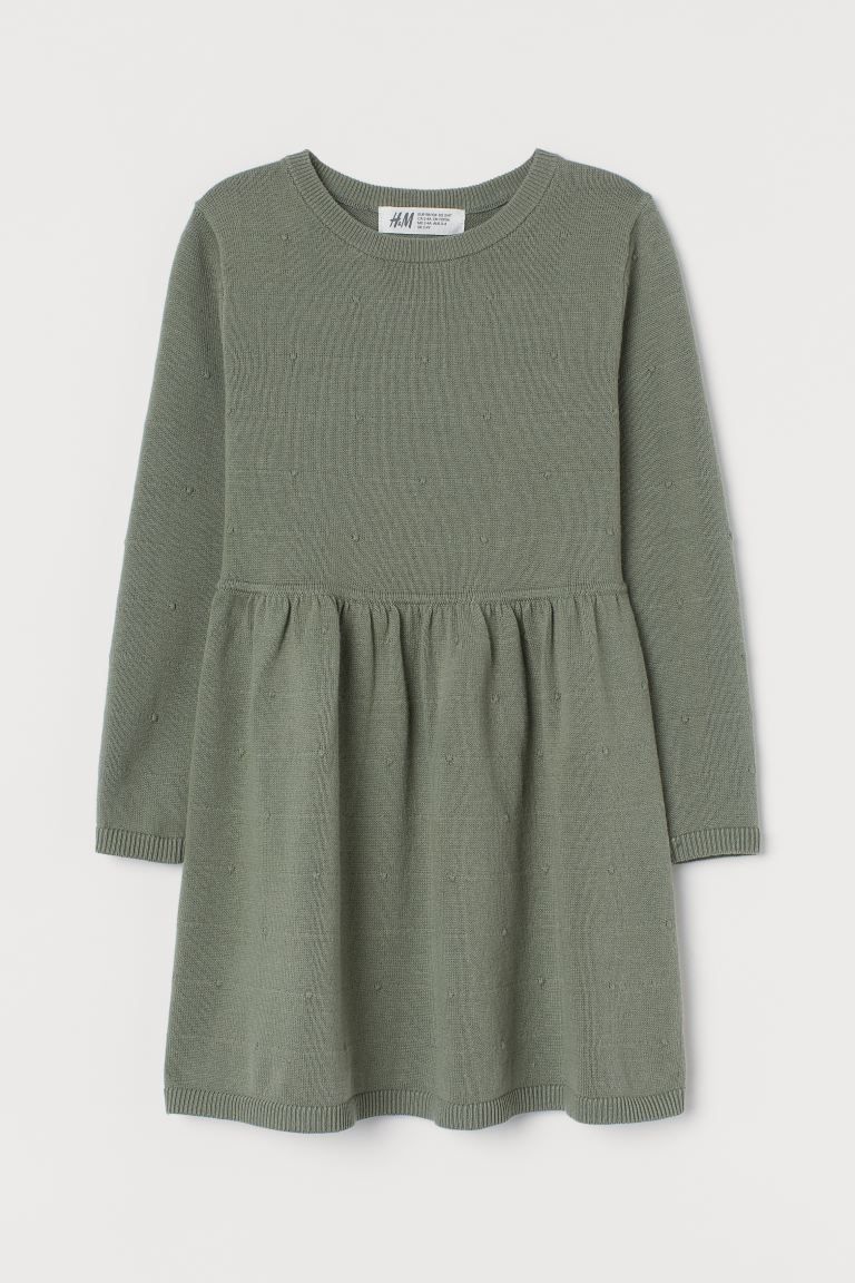 Fine-knit Cotton Dress | H&M (US)
