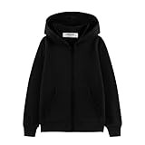 Kid Nation Kids Soft Brushed Fleece Zip-Up Hooded Sweatshirt Hoodie for Boys or Girls 4-12 Years | Amazon (US)