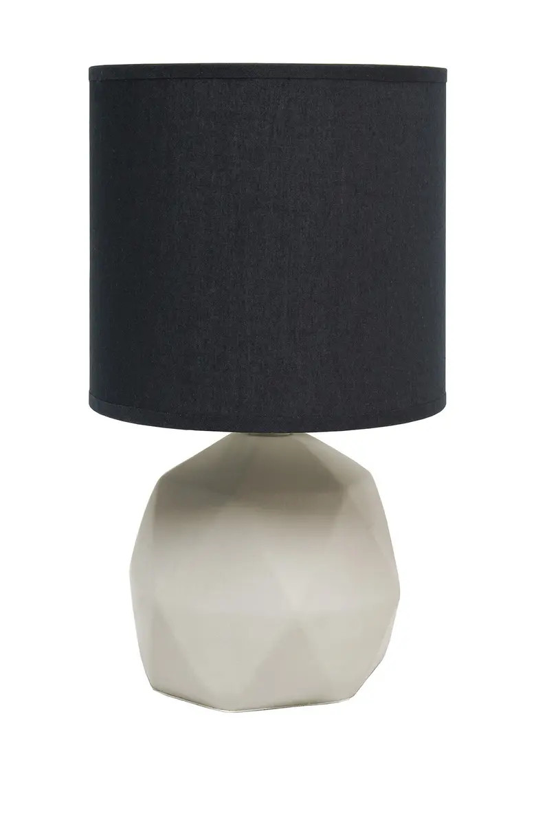 LALIA HOME Simple Designs Geometric Concrete Lamp - Black | Nordstromrack | Nordstrom Rack