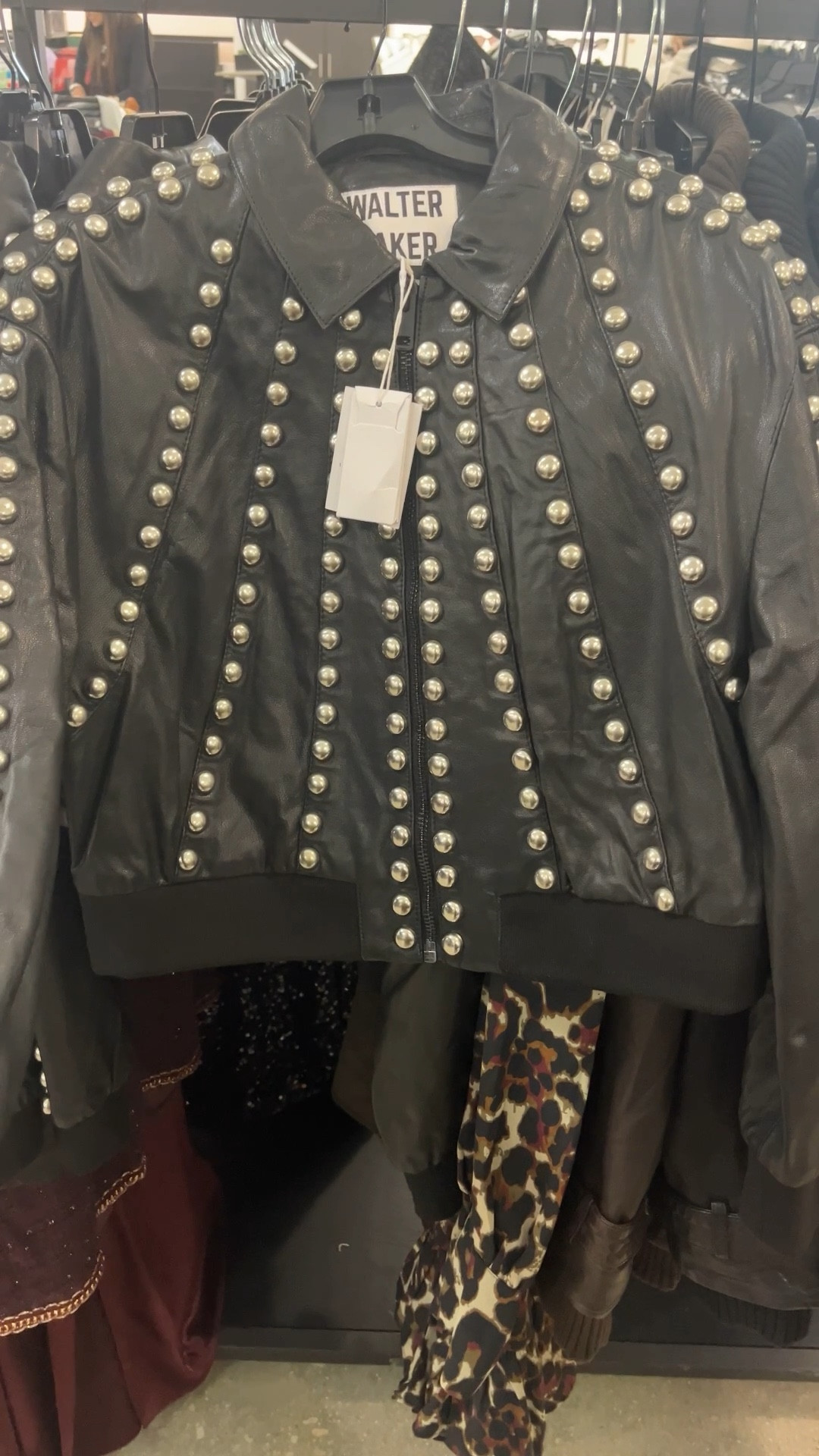 Studded Leather Cropped Jacket

#LTKStyleTip #LTKSeasonal #LTKSaleAlert
