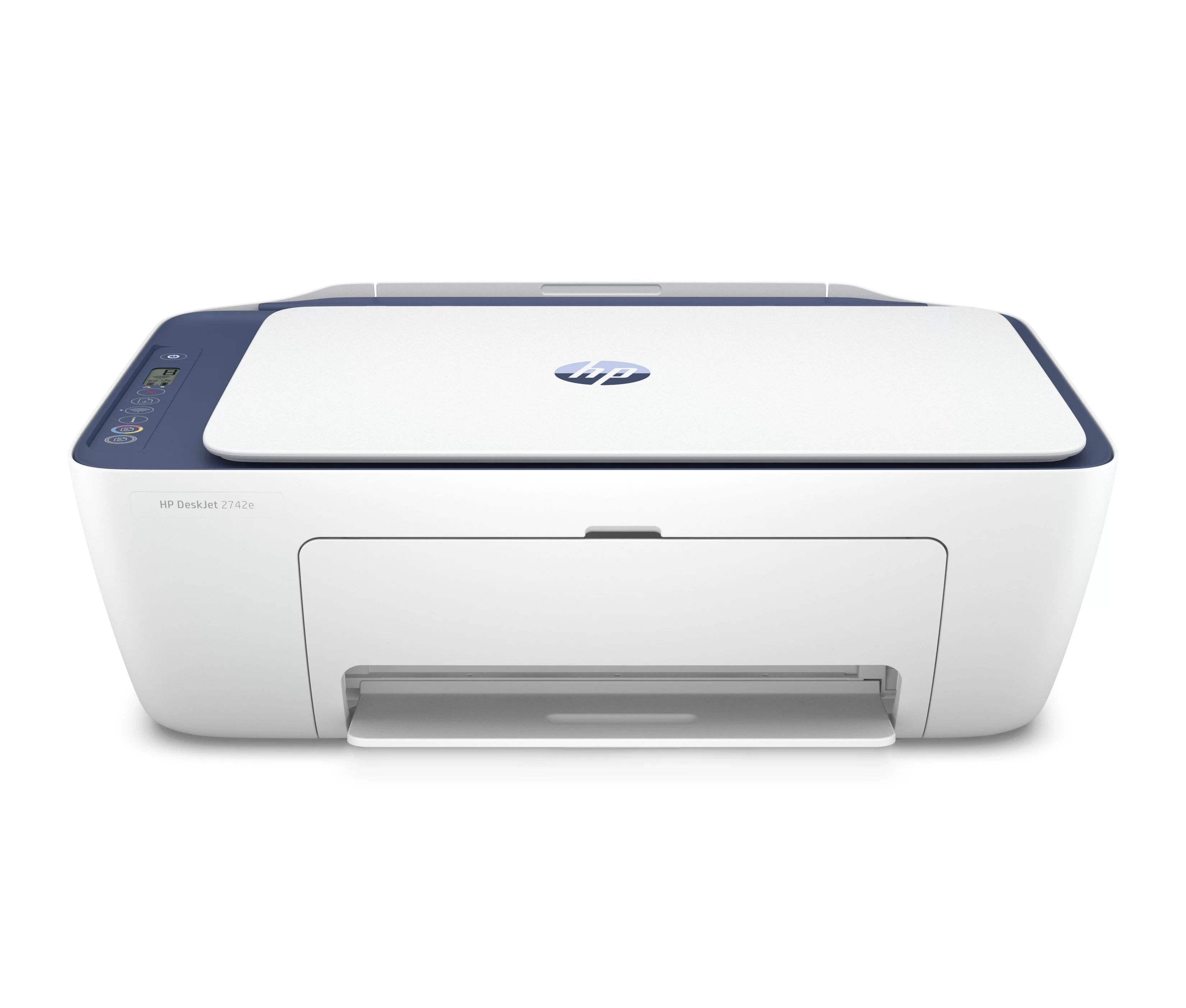 HP DeskJet 2742e All-in-One Wireless Color Inkjet Printer (Blue Steel) - 6 months free Instant In... | Walmart (US)