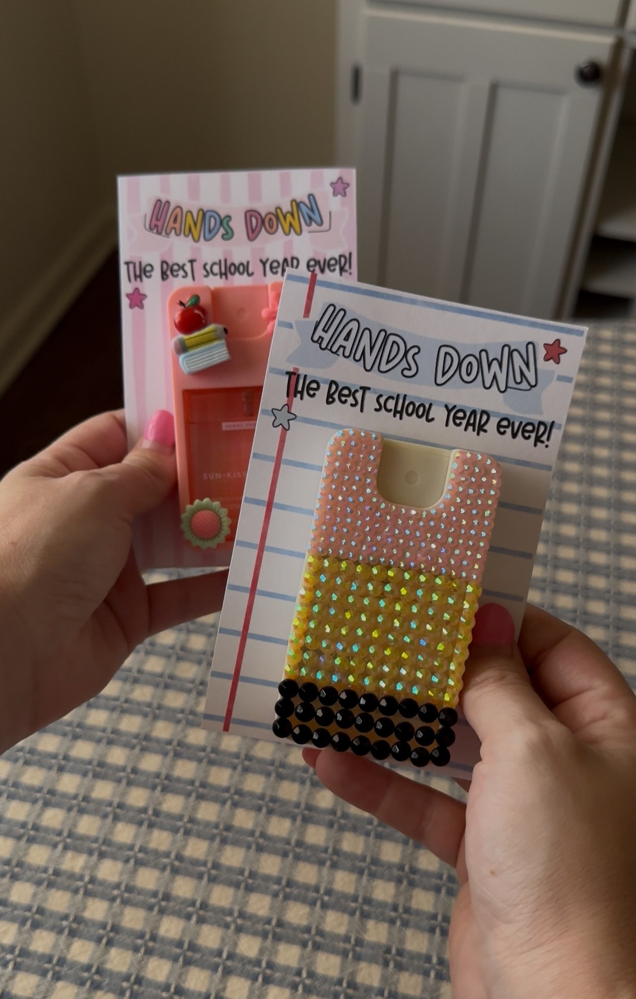 Love jazzing up these hand sanitizers with charms and rhinestones! Grab the rhinestones or charms and attach with E6000 glue. 

#LTKmomlife #LTKHome #LTKSeasonal