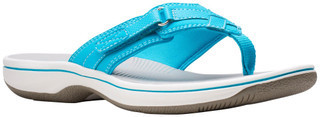 Clarks Womens Cloudsteppers Breeze Sea Flip Flops | Bealls