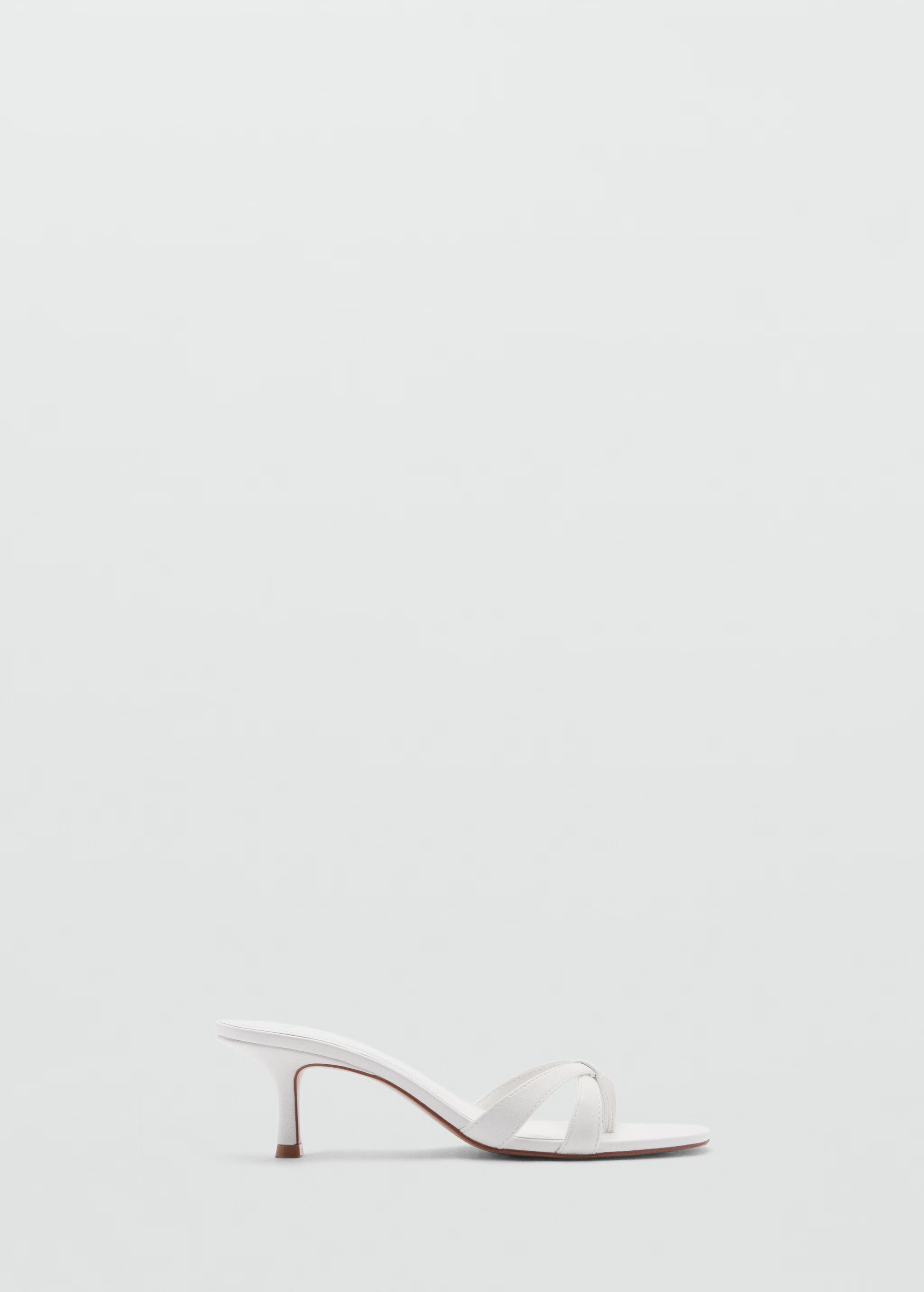 Strappy heeled sandals - Woman | MANGO USA | MANGO (US)