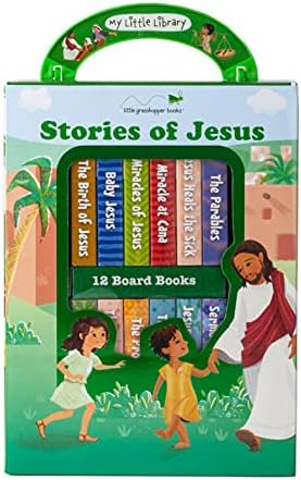 My Little Library: Stories of Jesus (12 Board Books)      Hardcover – July 16, 2021 | Amazon (US)