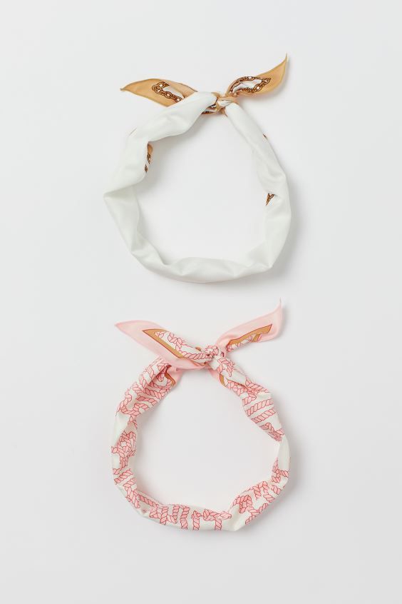 2-pack Scarves/Hairbands | H&M (US)