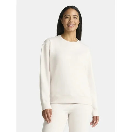 Athletic Works Women's Crewneck Fleece Sweatshirt, Sizes XS-XXXL | Walmart (US)
