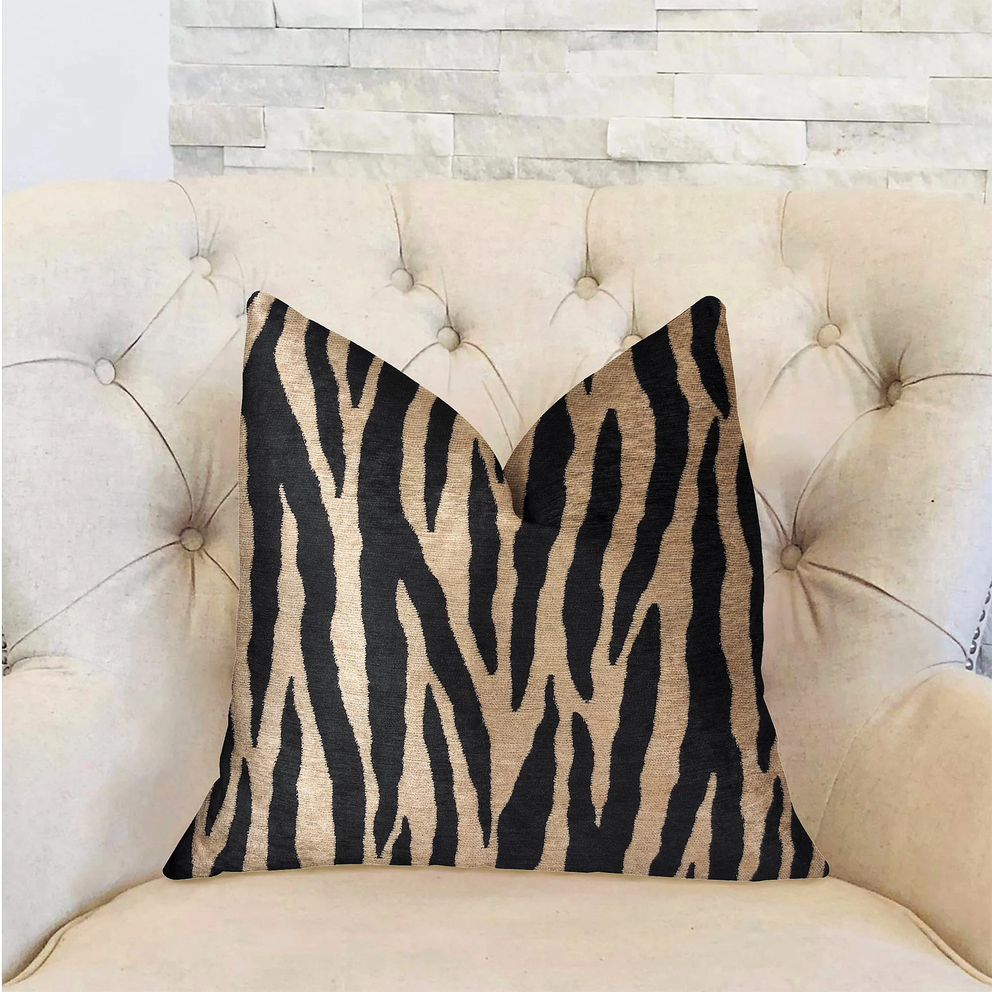 Zippy Zebra Animal Print Reversible Throw Pillow | Wayfair North America