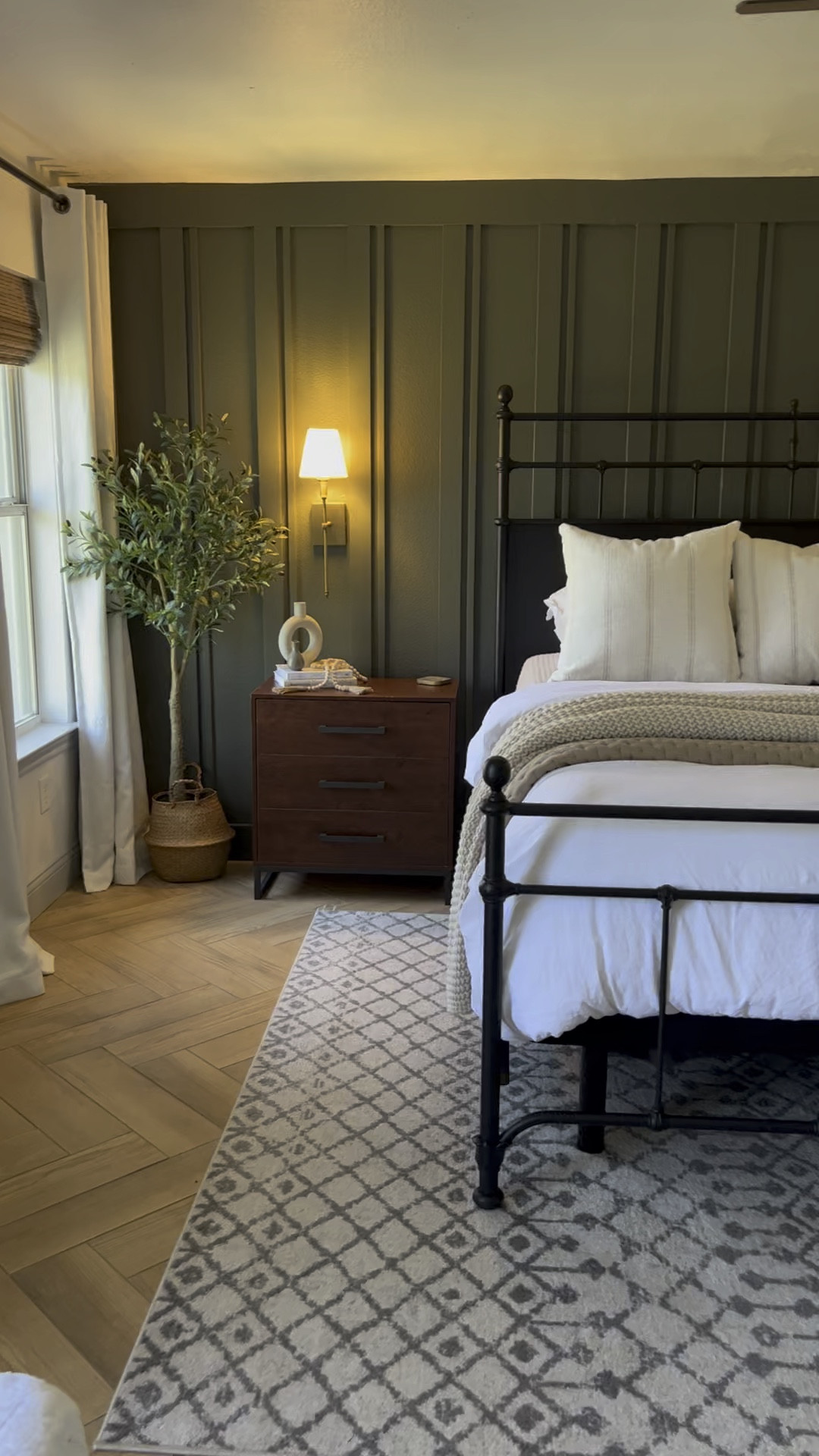 Cute neutral bedroom decor. 

Bedroom styling, neutral home decor, white bedding, beige bedding, chunky knit blanket, neutral rug, faux olive tree, basket for tree, gold sconces, white striped pillow, throw pillows, nightstand styling, vase, white zipper duvett

#founditonamazon

#LTKFindsUnder100 #LTKHome #LTKFindsUnder50