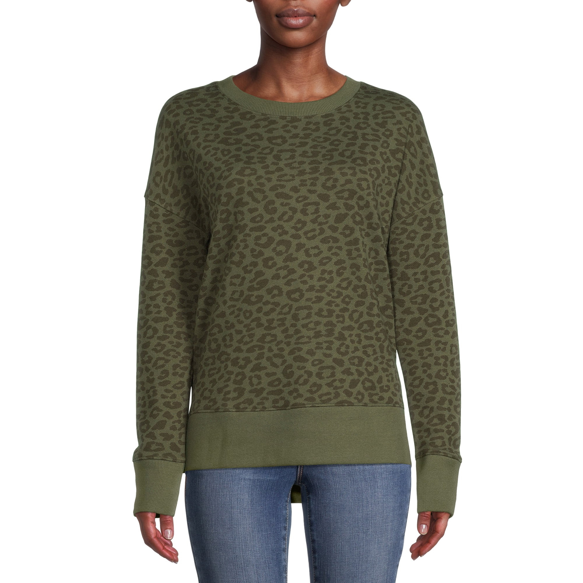 Time and Tru Women's Crewneck Sweatshirt | Walmart (US)