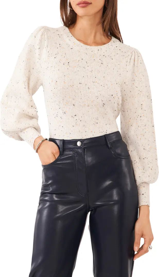 1.STATE Balloon Sleeve Rib Sweater | Nordstrom | Nordstrom