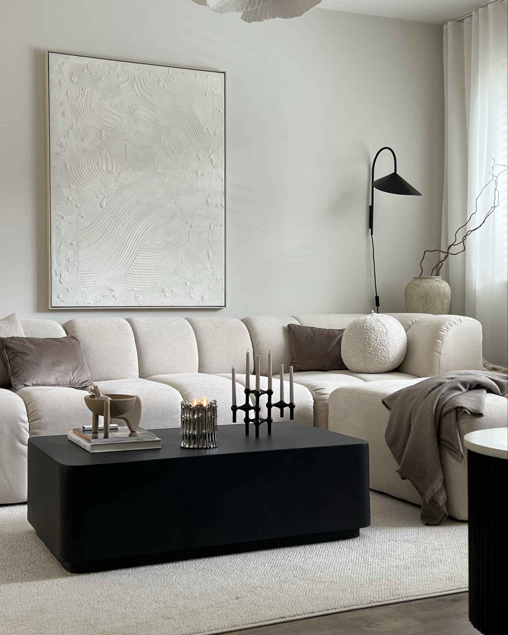 Coffee table, Side table, livingroom decor, black coffee table, black side table, rectangular table. Round table, minimalist furniture.

Angelo rectangular coffee table & round side table by William Wood - code HOH for 20% discount  

Available in two colour ways.  

#LTKstyletip #LTKhome #LTKuk