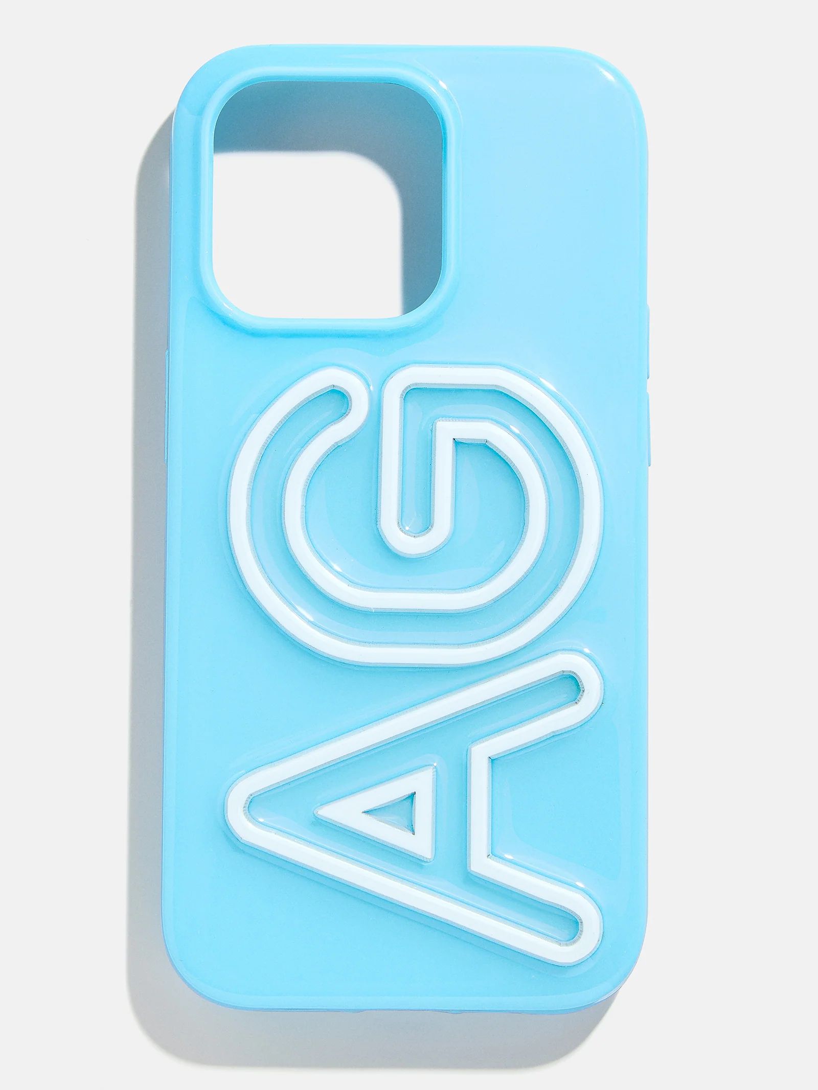 Fine Line Custom iPhone Case - Light Blue/White | BaubleBar (US)