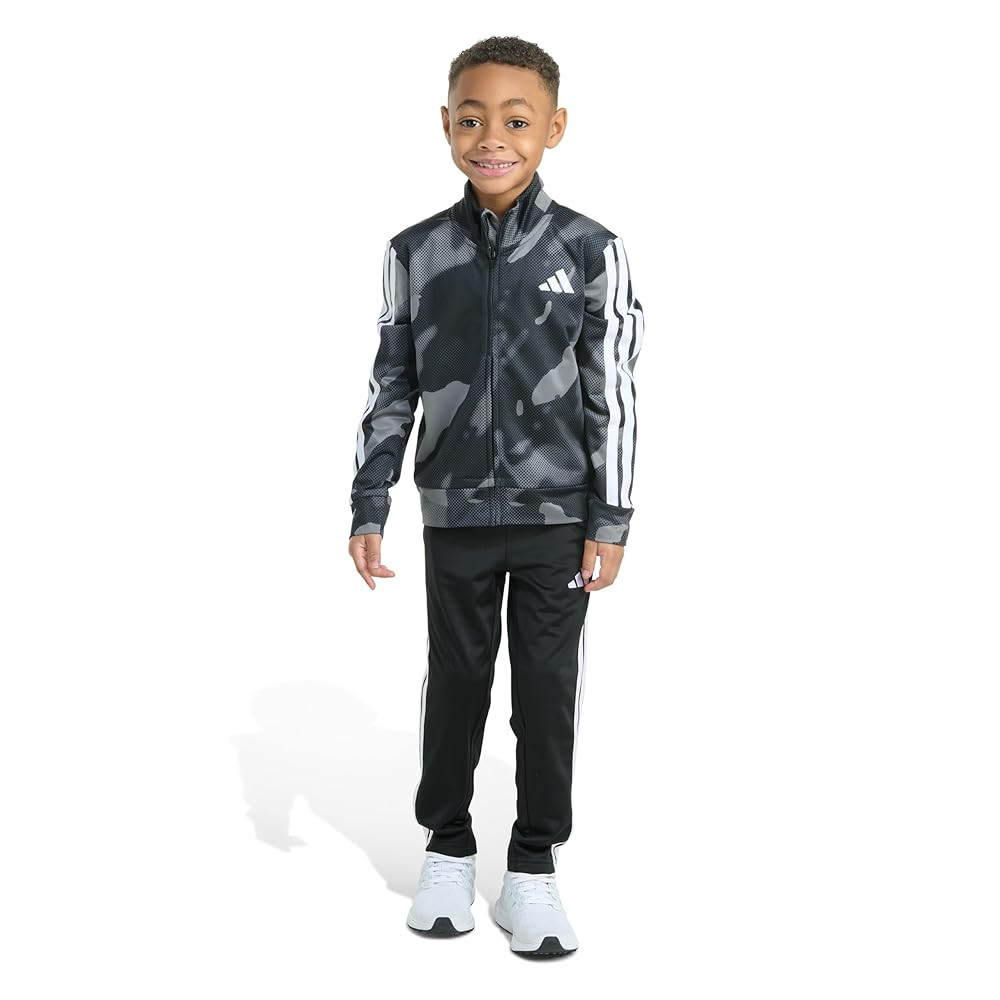adidas boys 2-piece Printed Camo Jacket & Jogger Set | Amazon (US)