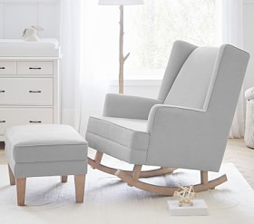 Modern Wingback Rocking Chair | Pottery Barn Kids