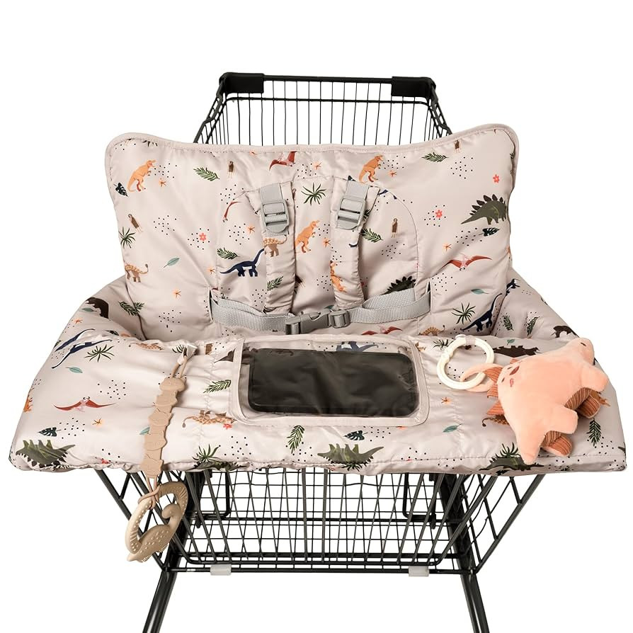 Shopping Cart Cover for Baby 2 in 1 High Chair Covers for Restaurant Comfortable Grocery Cart Sea... | Amazon (US)