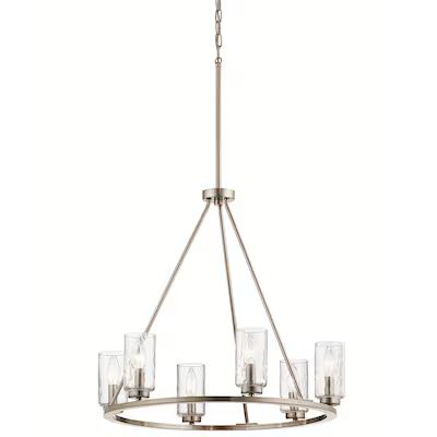 Kichler  Marita 6-Light Brushed Nickel Transitional Chandelier | Lowe's