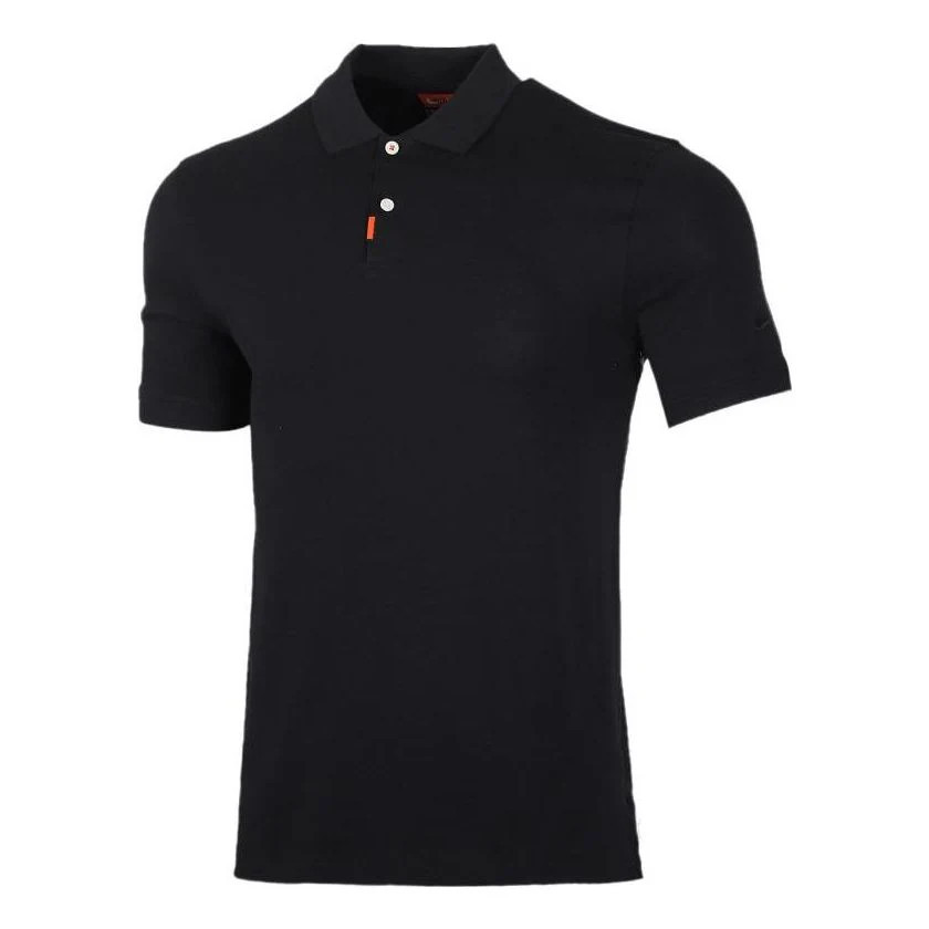 Nike Polo T-Shirt 'Black' | KICKS CREW