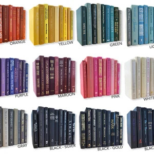 Real Books by Color® | Office or Home Decor, Wedding Display, Photo Prop, Staging, Shelf Decorat... | Etsy (Global)