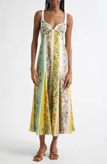 FARM Rio Delicate Floral Stripe Sundress | Nordstrom | Nordstrom