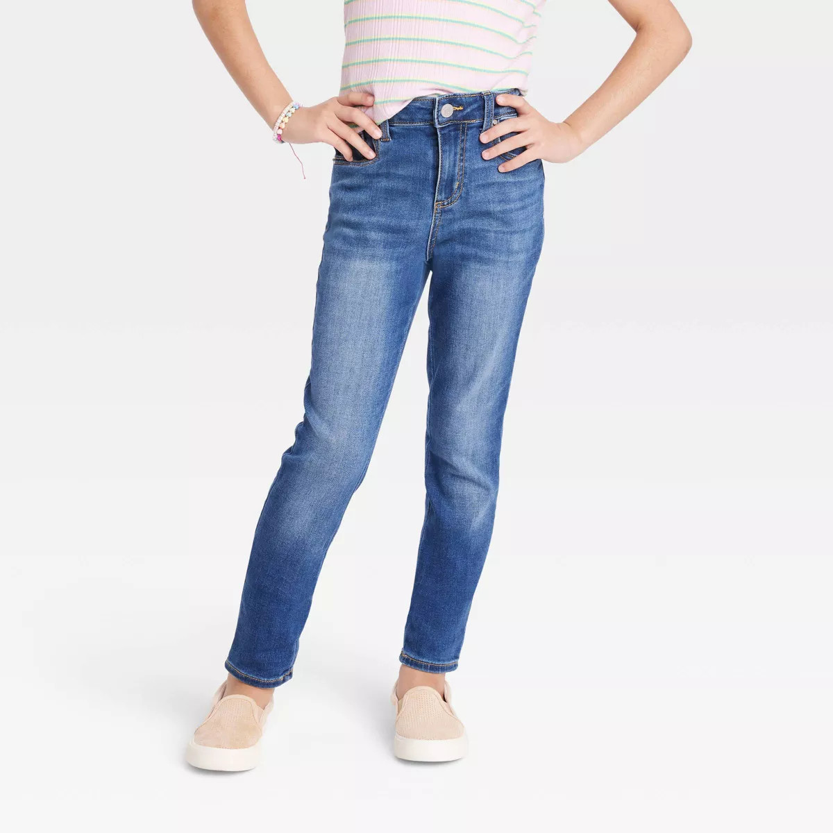 Girls' High-Rise Ultimate Stretch Skinny Jeans - Cat & Jack™ | Target