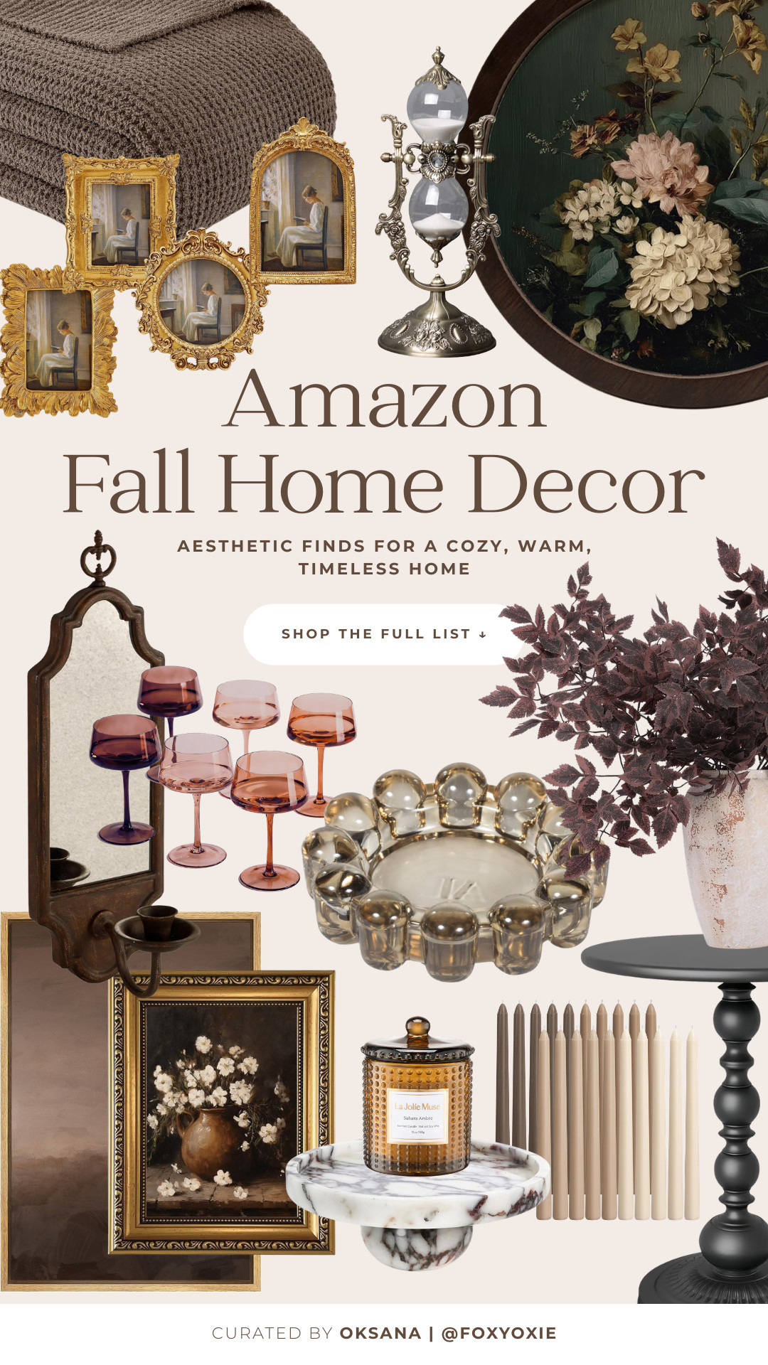 Timeless > trendy 🤎

These Amazon home decor finds instantly make your space feel cozy, warm, and collected. Think vintage-inspired frames, antique accents, floral artwork, marble decor, candles, textured throws, and beautiful neutral pieces that work all year long.

Everything is linked in this collection!

#AmazonHome #AmazonFinds #HomeDecor #NeutralHome #VintageDecor #CozyHome #FallDecor #InteriorStyle

#LTKSeasonal #LTKHome #LTKSaleAlert