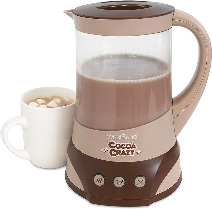 West Bend CL50032 Cocoa Crazy Hot Drink Maker for Instant Chocolate Coffee and Tea with Perfect T... | Amazon (US)