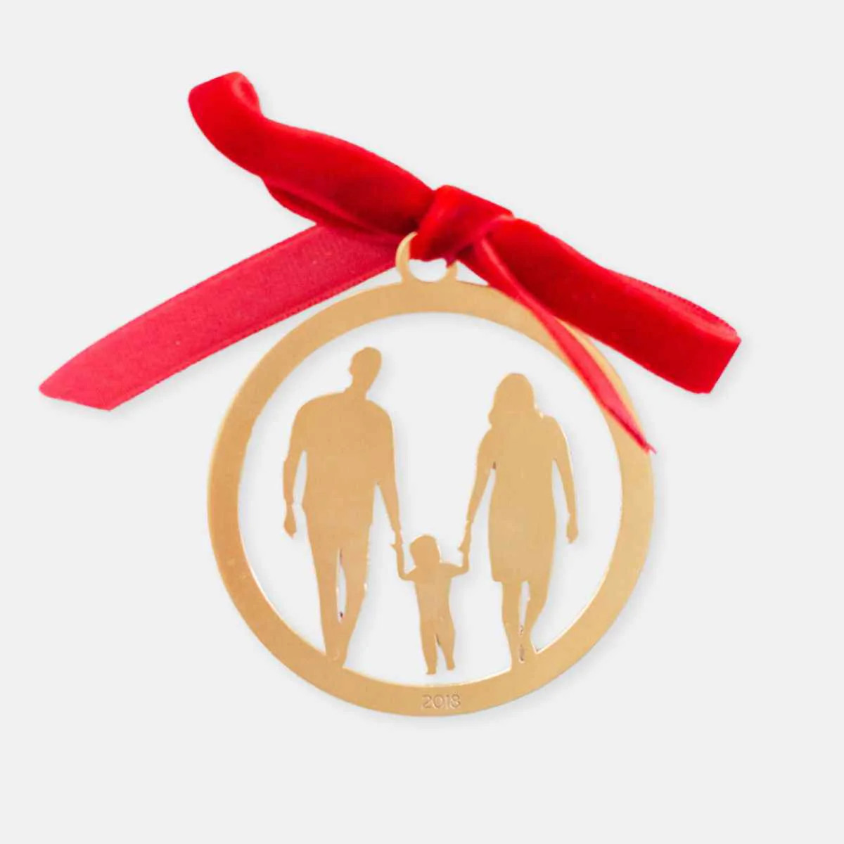 Silhouette Ornament - Family | Vana Chupp Studio