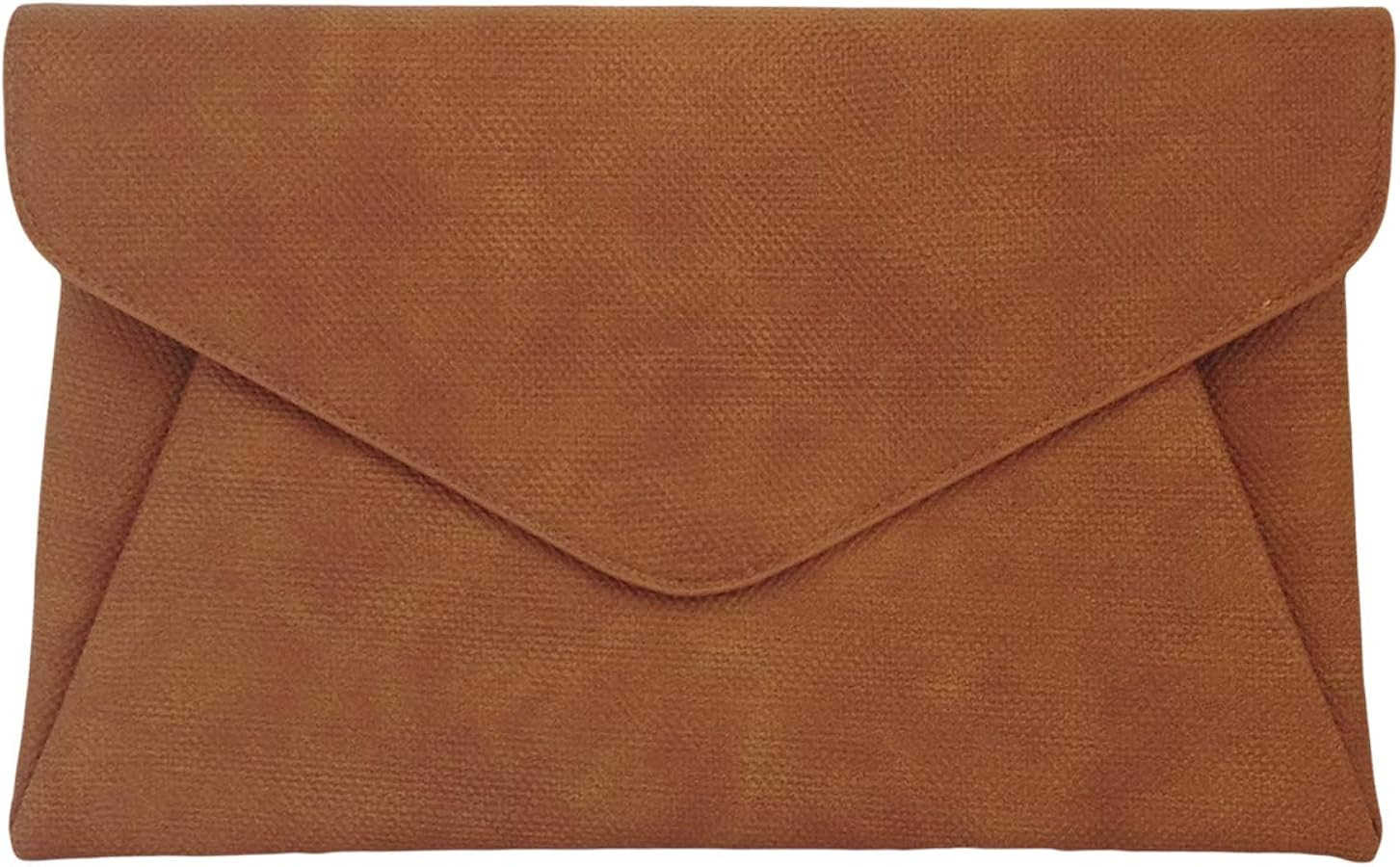 JNB Synthetic Leather Double Pocket Envelop Clutch | Amazon (US)