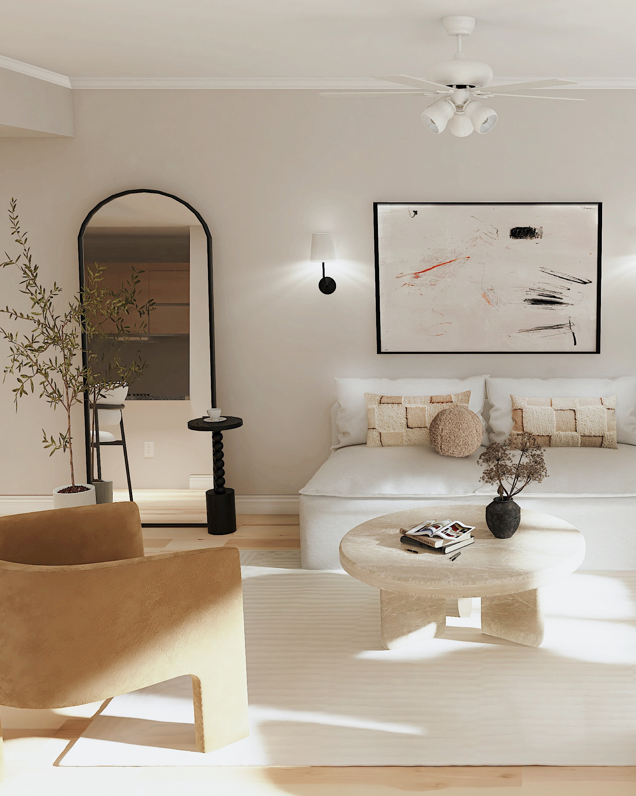 Modern , Minimal, Earthy and Cozy Living room inspo 🤍

#LTKhome