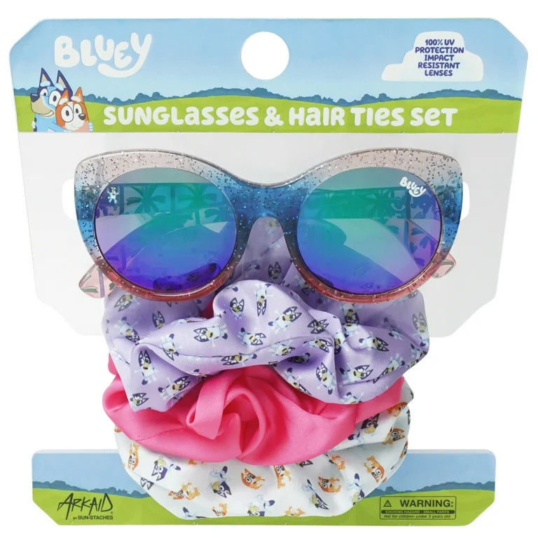 Bluey Sunglasses & Hair Ties Gift Set | Walmart (US)