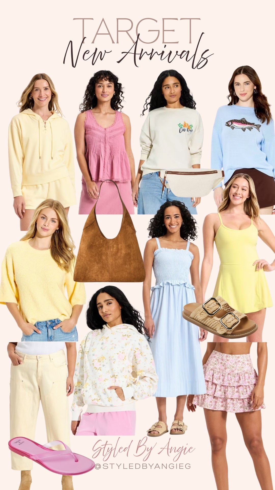 Swipe -> to see everything I found! Target new spring arrivals just dropped and they are so good!👏🔥

Target finds, target fashion, target spring fashion, spring outfits, casual style, loungewear, casual outfits, vacation outfits, spring handbags

#LTKMidsize #LTKSeasonal #LTKPetite