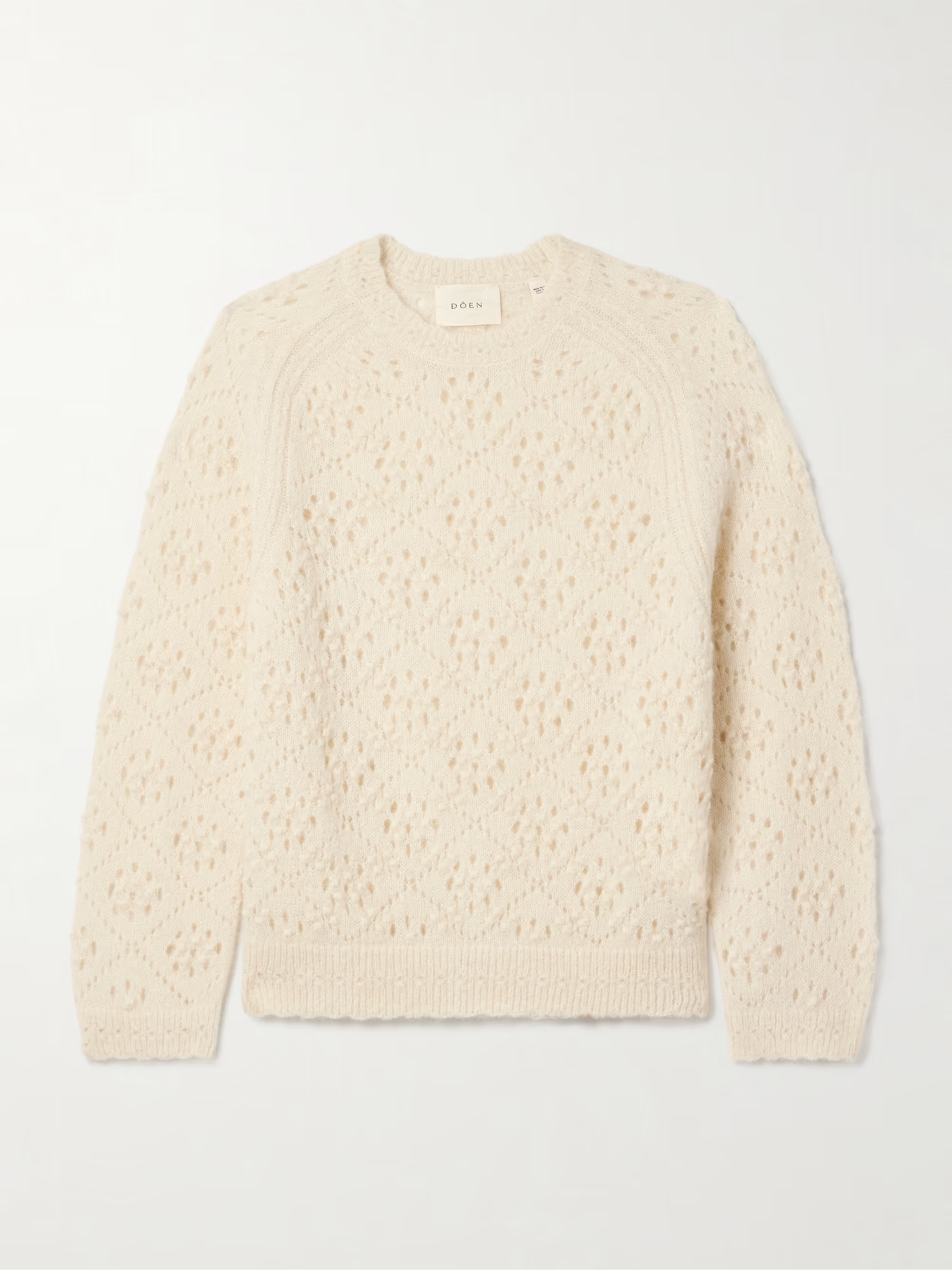 Emiliana pointelle-knit alpaca-blend sweater | NET-A-PORTER (US)